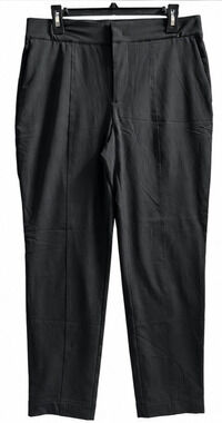 Mondetta Womens Black Stretch Pants Size 8 Straight Leg Pull On Travel Casual